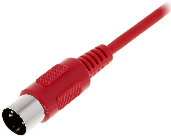 Kabel przewód audio sygnałowy MIDI DIN 5 pin 6 m the sssnake SK366-6-RED