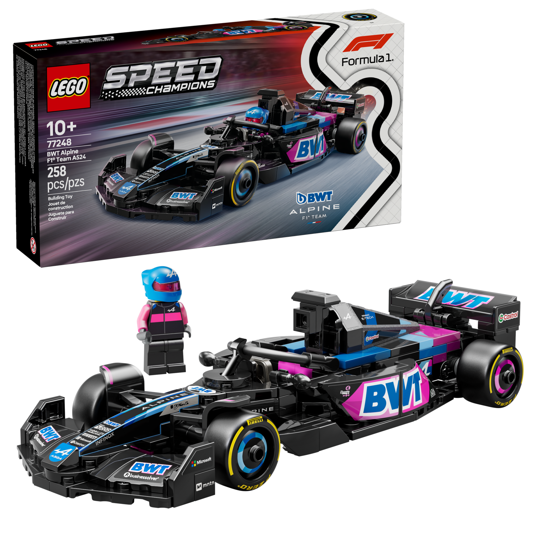 LEGO Speed Champions Bolid F1 BWT Alpine Team A524 77248