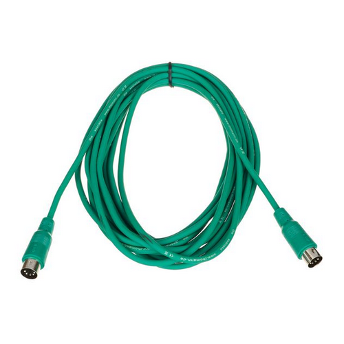 Kabel przewód audio sygnałowy MIDI DIN 5 pin 6 m the sssnake SK366-6-GRN