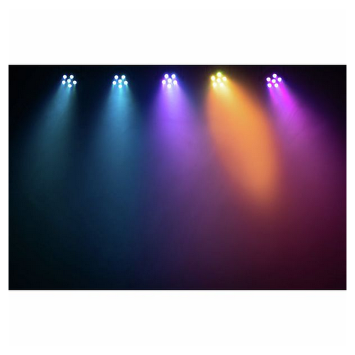 Lampa 6x3W USB-C 6 LED RGB USB Party reflektor dyskotekowy na imprezę