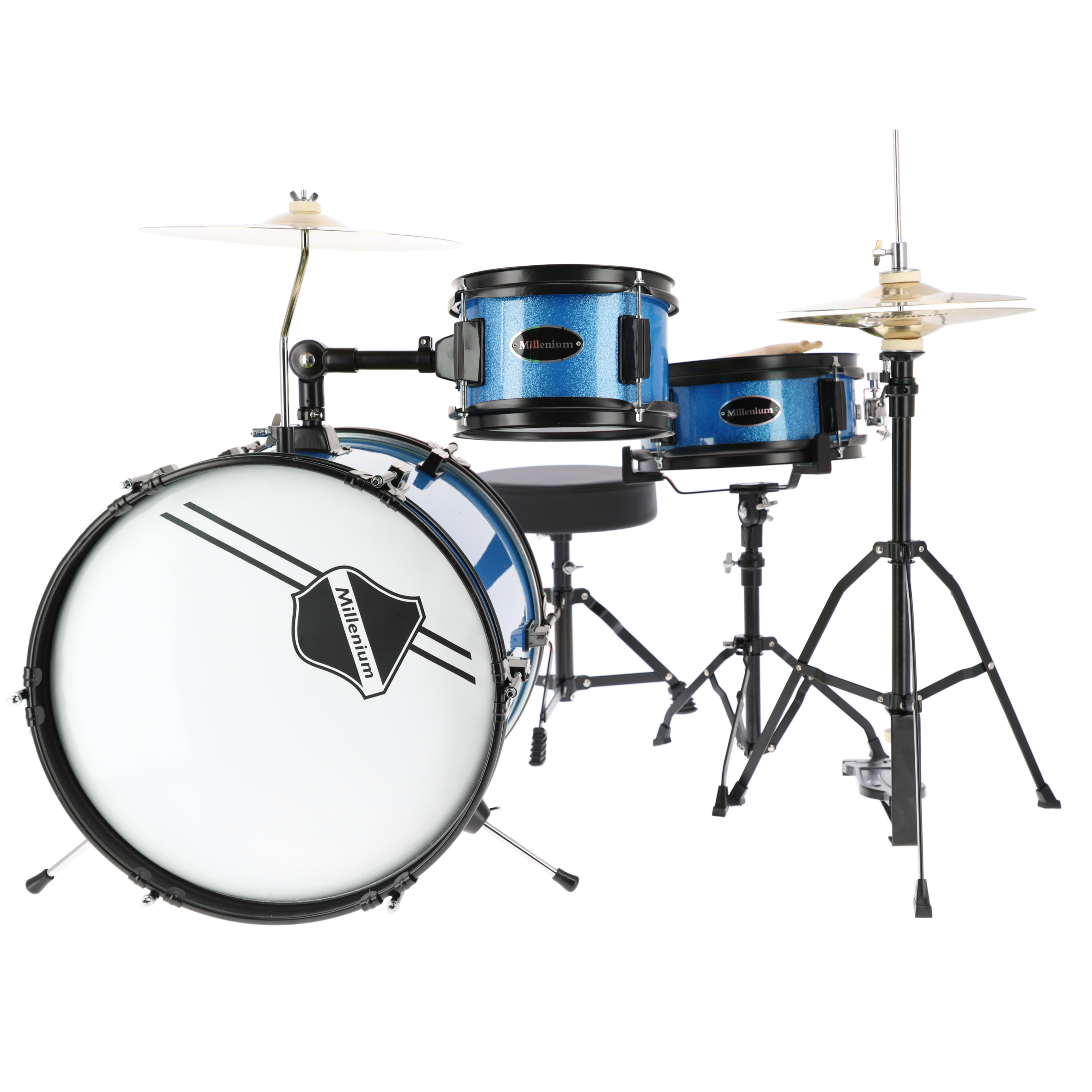 Perkusja dla dzieci od 3 lat + pałeczki Millenium Youngster Niebieska