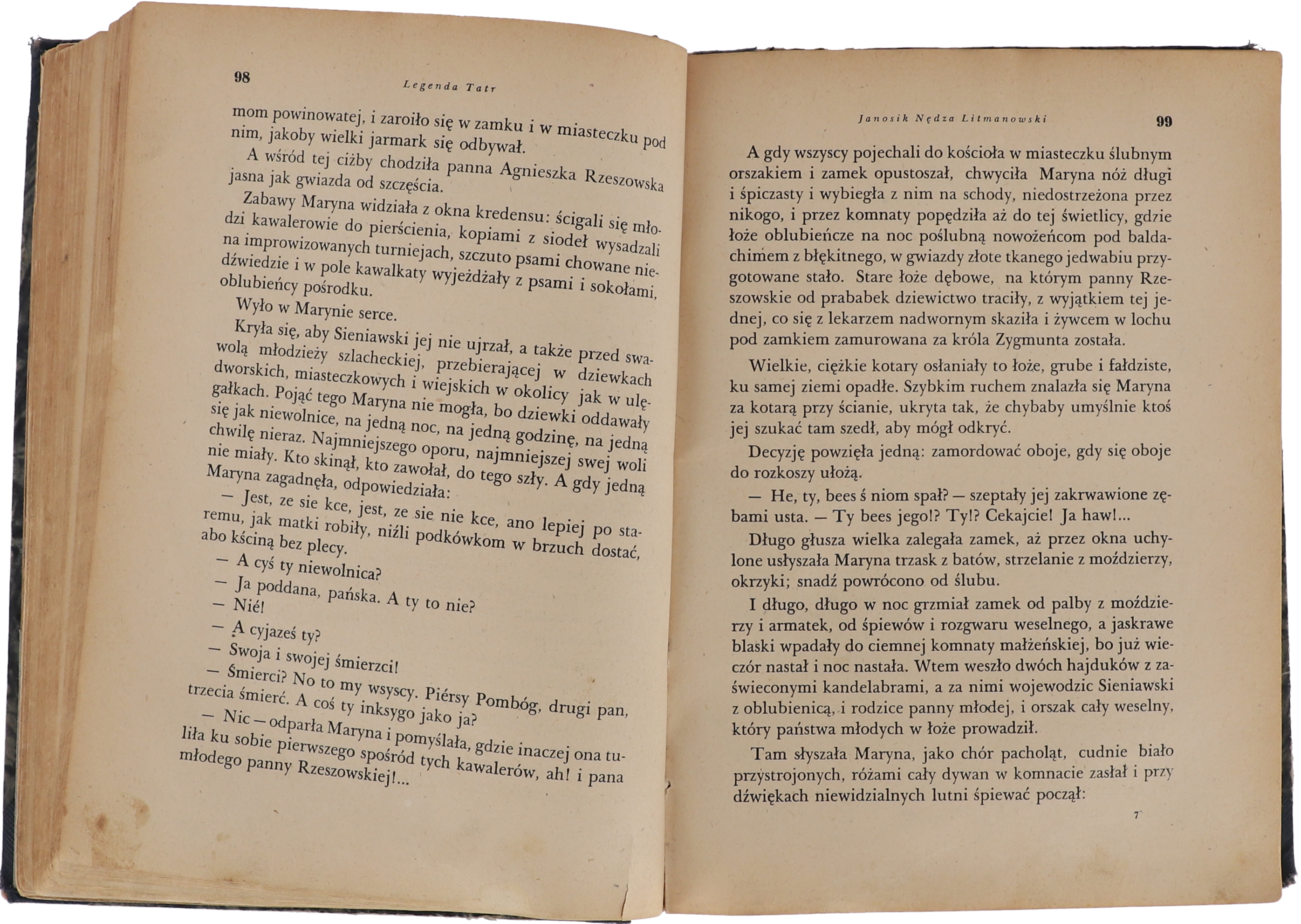 Kazimierz Przerwa-Tetmajer Janosik Nedza Litmanowski Legendy Tatr cz.2 1949
