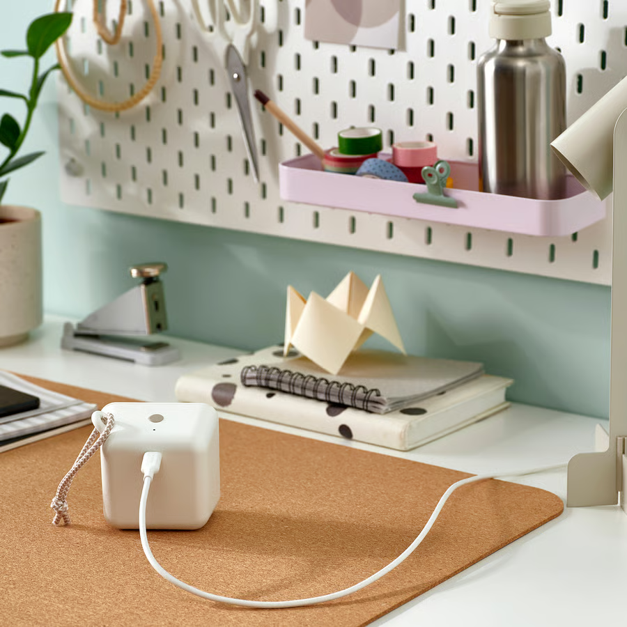 Kabel przewód USB-C USB-C 3A 1 m 480Mb/s szybki IKEA SITTBRUNN biały