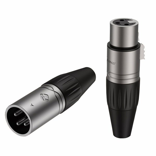 Wtyk wtyczka złącze XLR 3-pin Żeński Męski Roxtone XP3FM ZESTAW 2 szt.