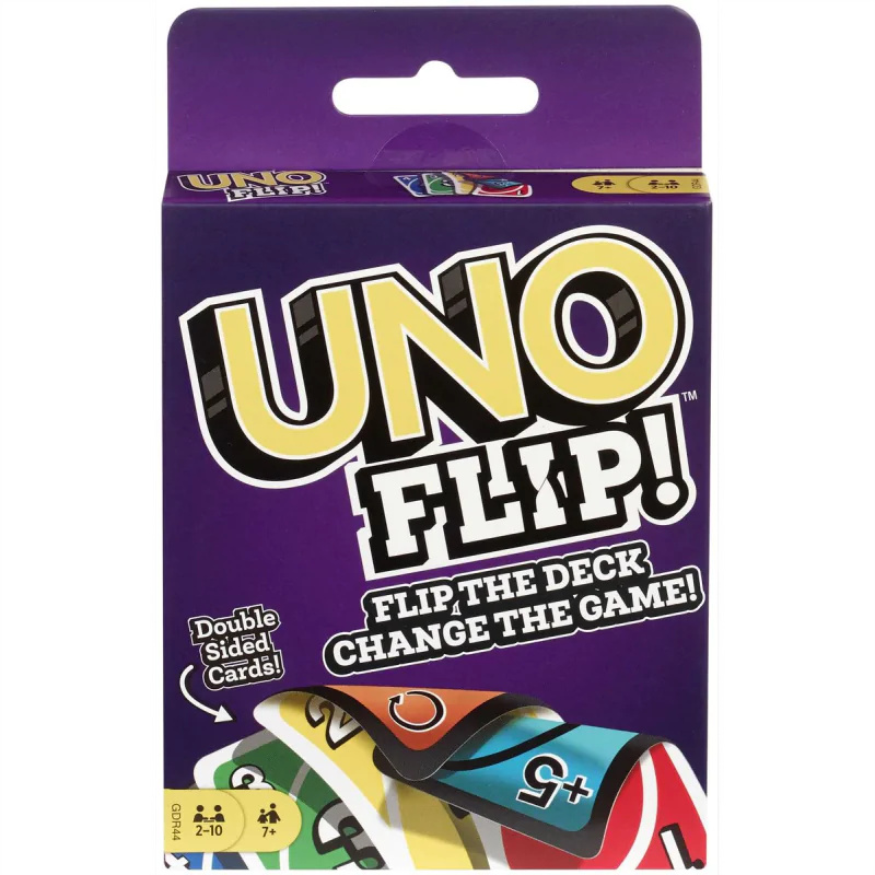 UNO FLIP! Mattel Gra karciana karty dwustronne do gry dla całej rodziny