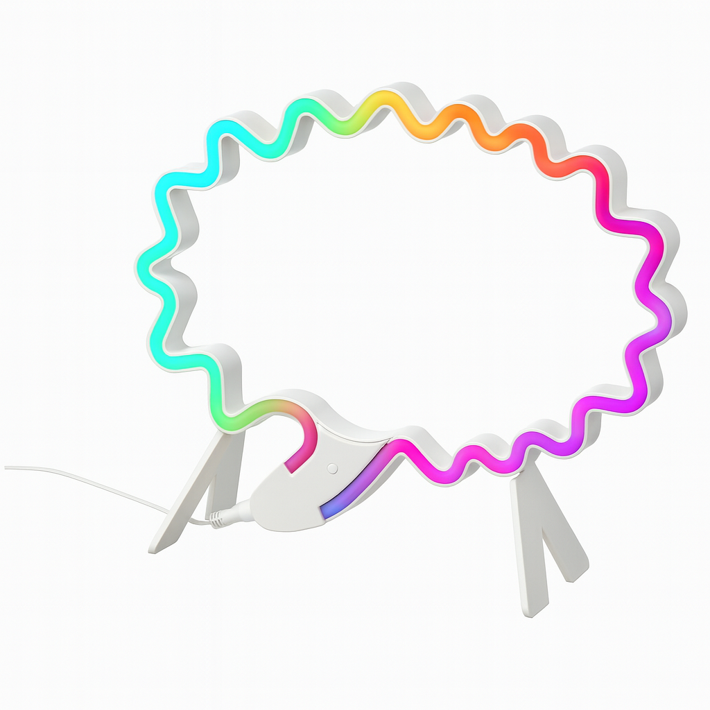 Lampka LED oświetlenie dla dziecka RGB chmurka dymek IKEA SNÖDJUP