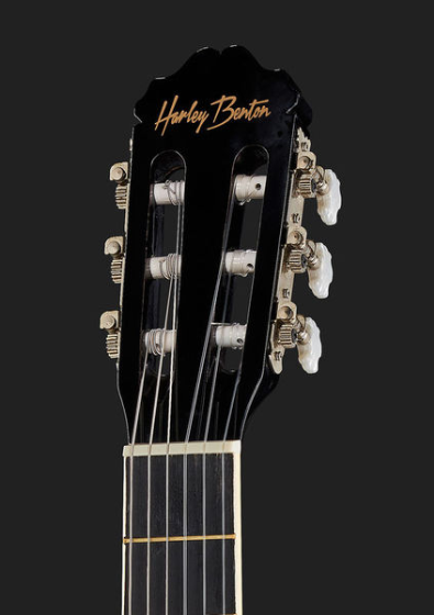 Gitara elektroklasyczna klasyczna 4/4 Czarna Harley Benton CG200CE-BK