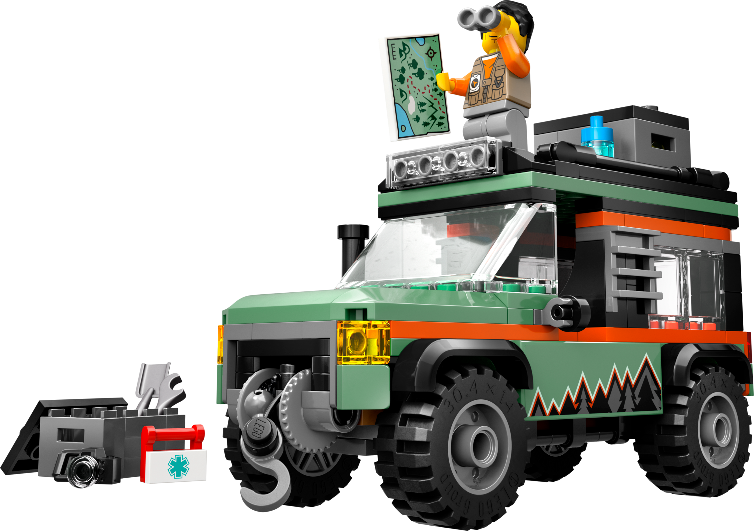 LEGO City Górska terenówka 4x4 SUV z wyciągarką 60447