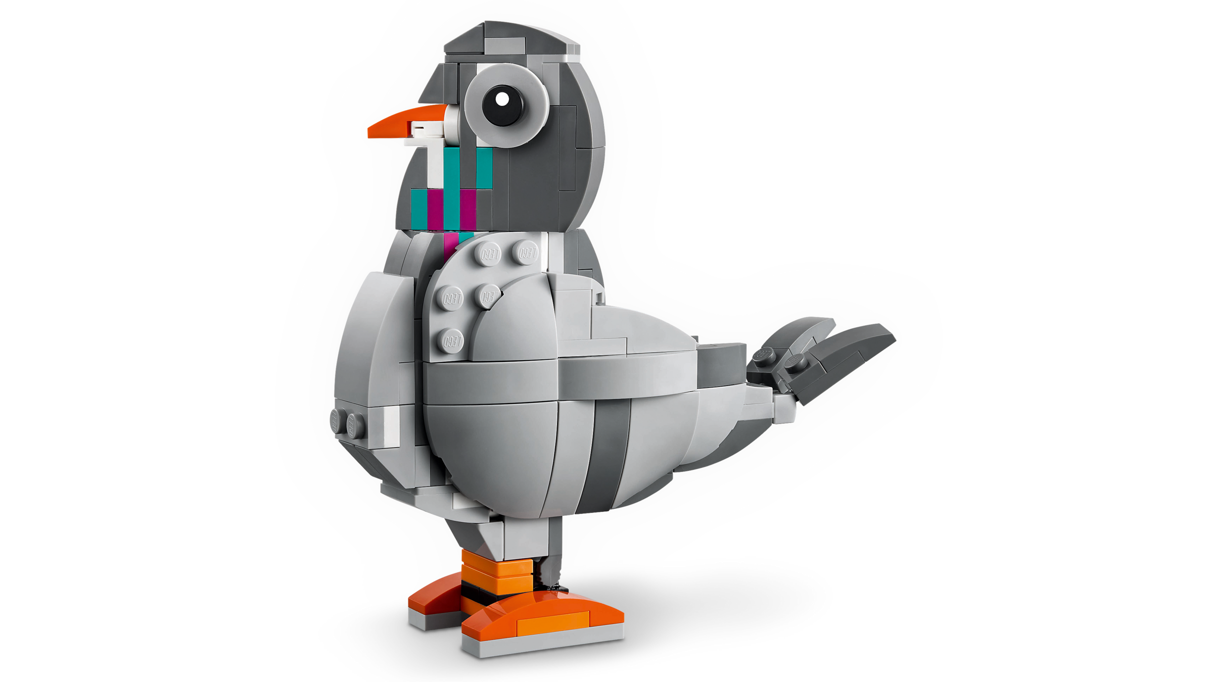 LEGO Creator 3w1 Psotny kot Ruchoma psa Uroczy gołąb 31163