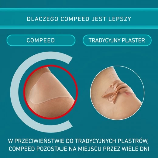 Plastry na pęcherze średnie natychmiastowa ulga 5 szt Compeed