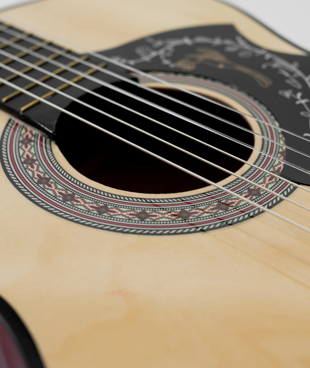 Gitara klasyczna 3/4 7/8 Naturalna jasny brąz od 12 lat dzieci i dorosłych