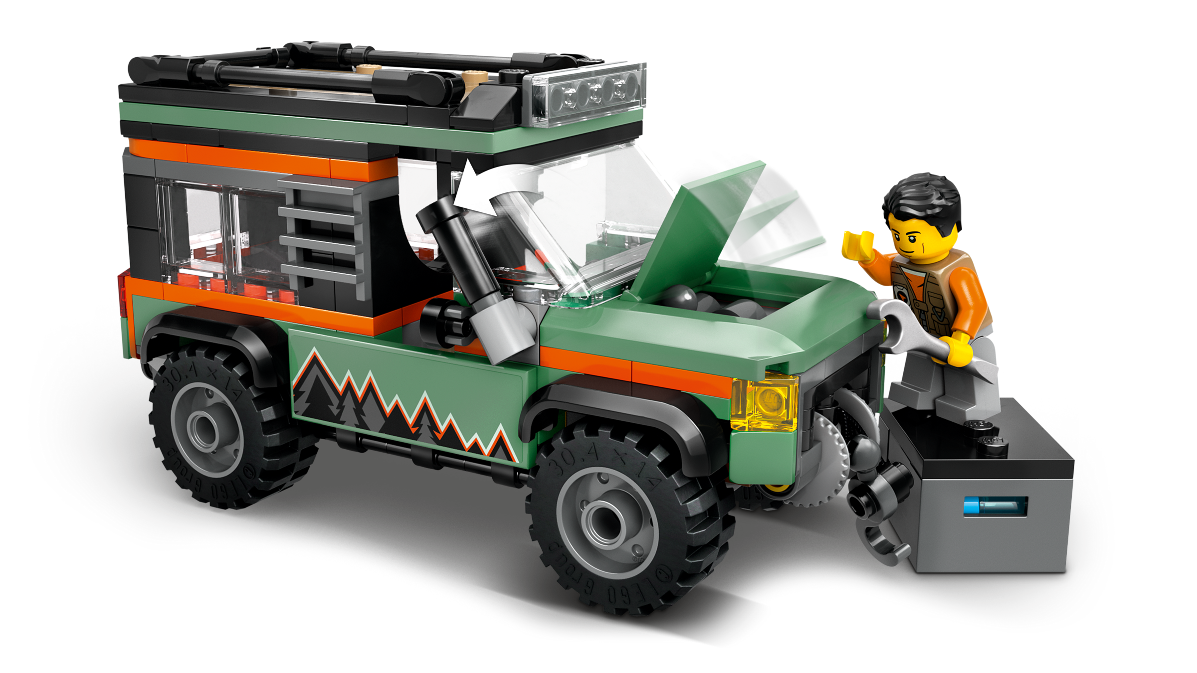LEGO City Górska terenówka 4x4 SUV z wyciągarką 60447