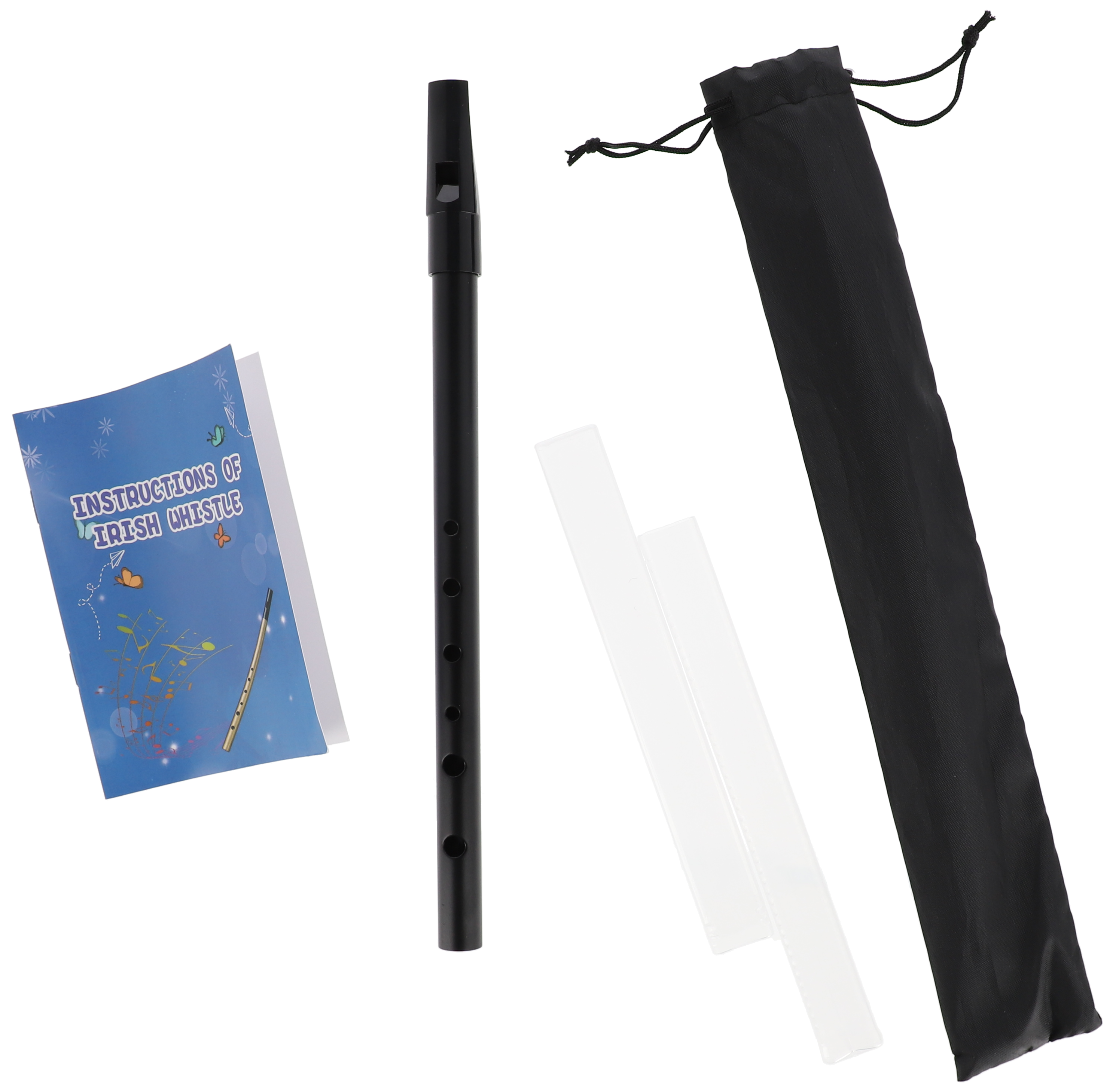 Flażolet, flet prosty sopranowy Kera Audio - czarny