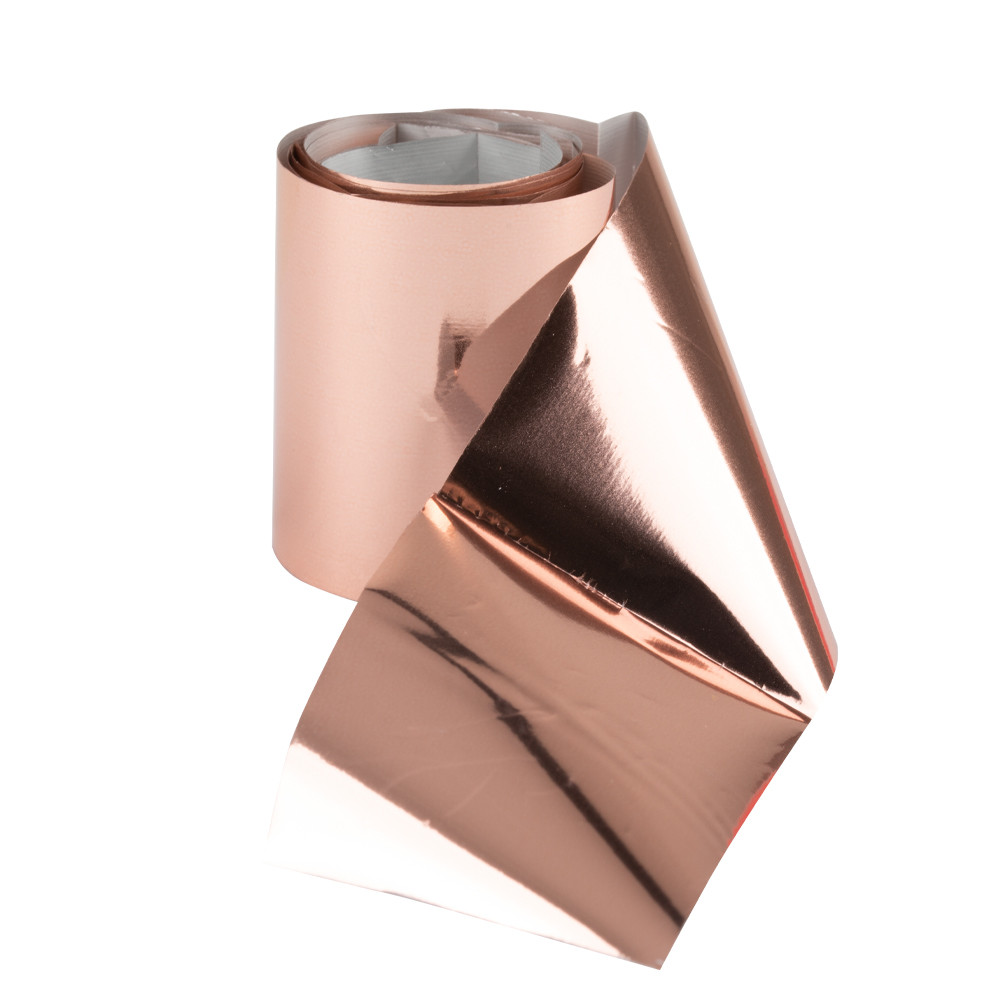 Folia transferowa metallic lustrzana różowe złoto 80 cm Molly Lac