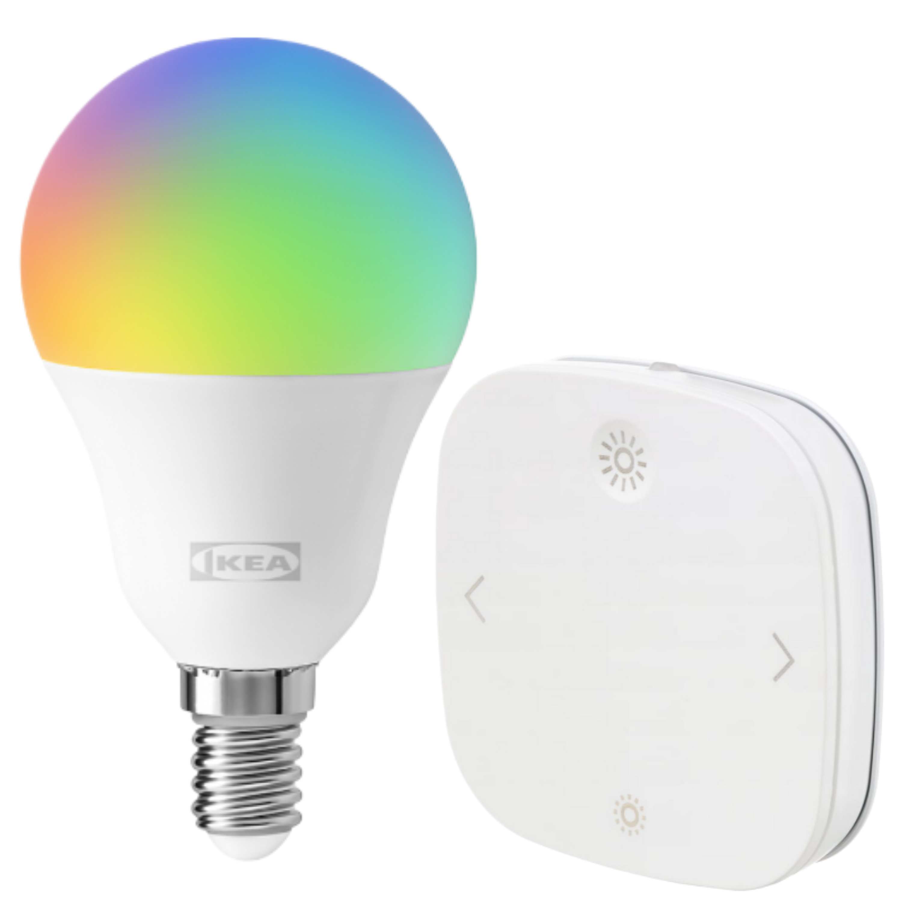 IKEA TRADFRI LED E14 RGBW 806lm 7.3W Smart Żarówka WiFi 1szt + Pilot Biały