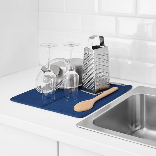 Podkładka mata do suszenia naczyń 44x36 cm IKEA NYSKÖLJD niebieska