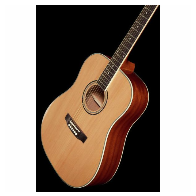 Gitara akustyczna Harley Benton D-120NT Mahoń Jasny Brąz Wysoki Połysk