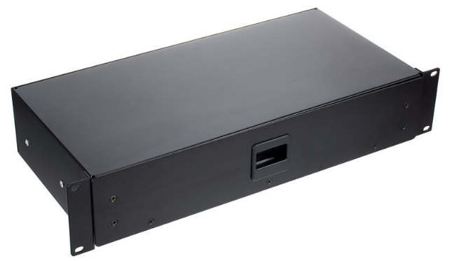 Solidna szuflada Rack Case 19" z wysuwem 2/3 Thon Rack Drawer 2U short