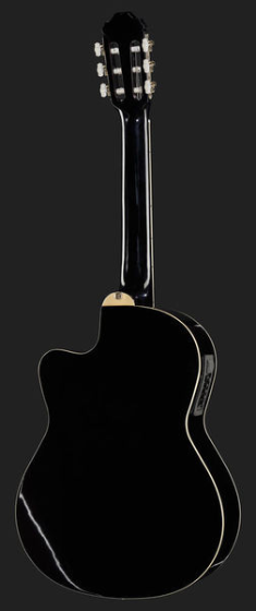 Gitara elektroklasyczna klasyczna 4/4 Czarna Harley Benton CG200CE-BK