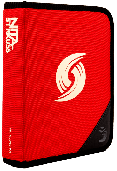 Zestaw do gitary stroik multi-tool wskaźnik strun środki czyszczące Daddario PW-NSHK-01