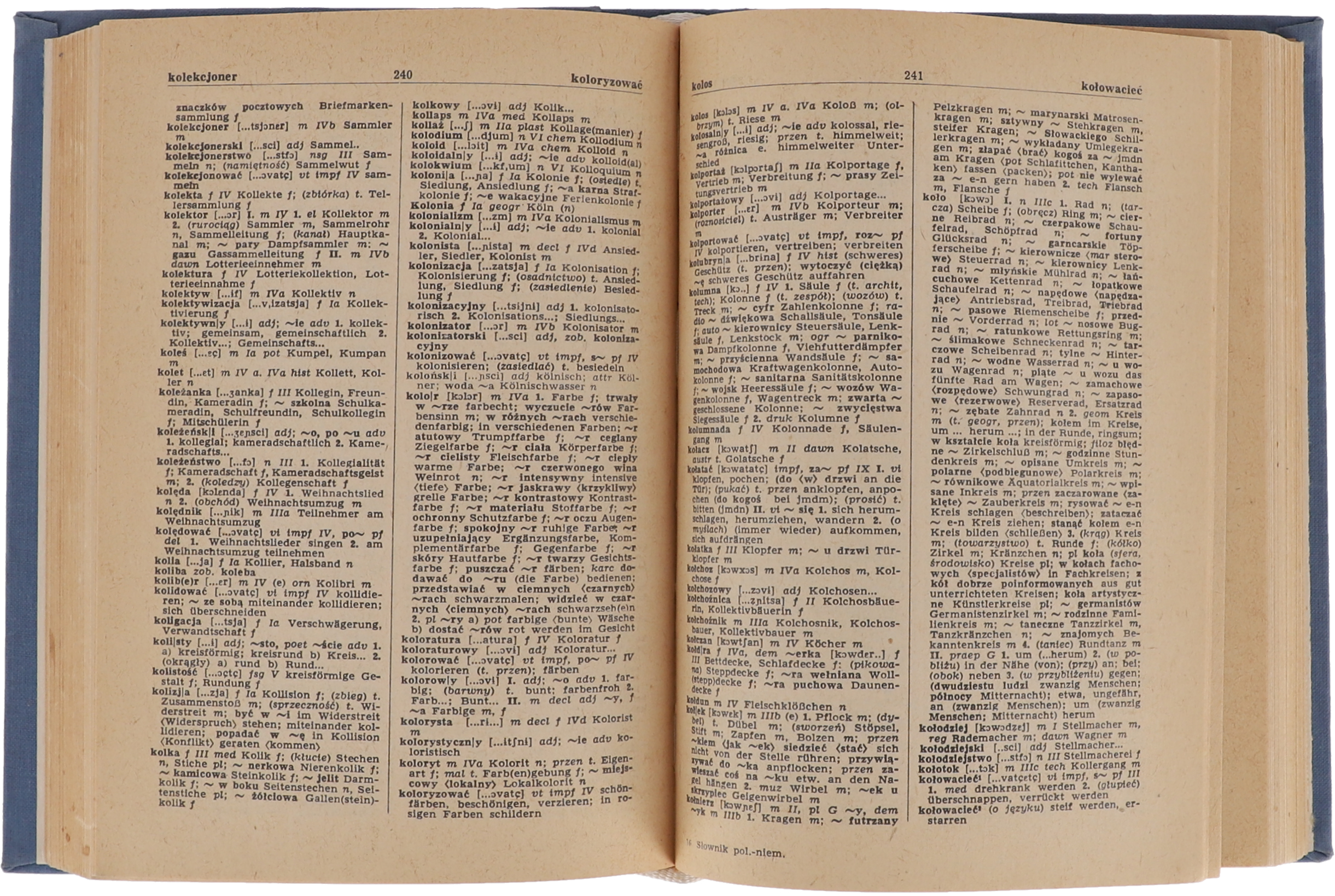 A.Bzdęga J. Chodera S. Kubica Podręczny słownik polsko-niemiecki Tom I i II