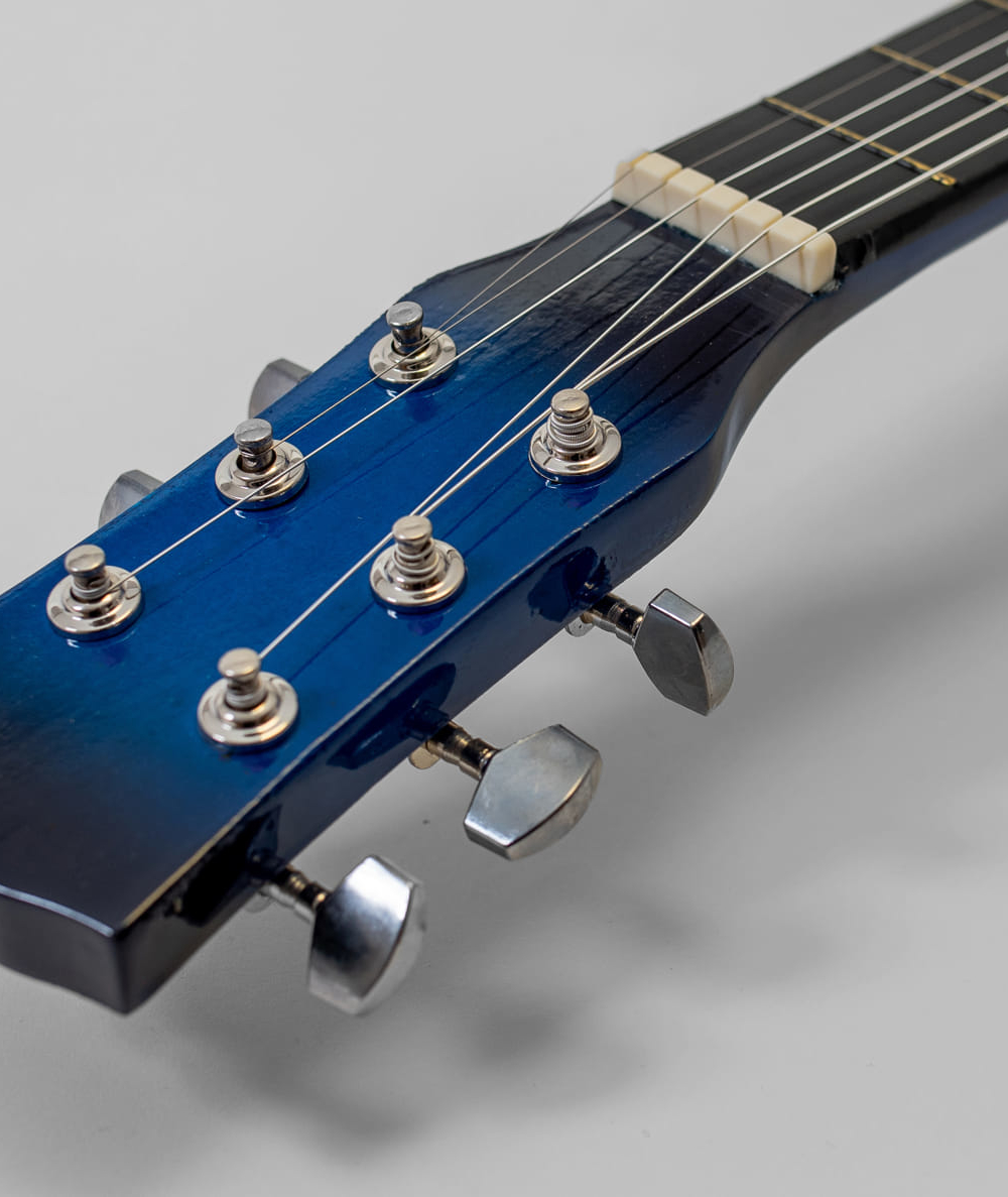 Gitara akustyczna Castelo 4/4 Vintage Niebieska od 12 lat dzieci i dorosłych