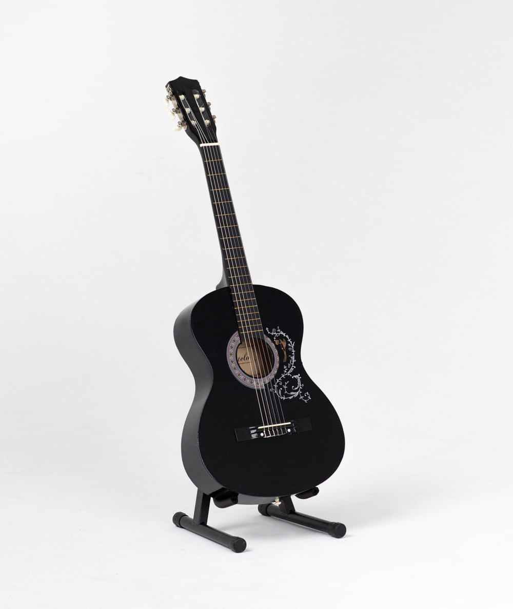 Gitara klasyczna 3/4 7/8 Black Czarna od 12 lat dla dzieci i dorosłych