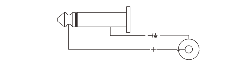 Redukcja adapter przejściówka RCA Jack 6,3 mm RPAN260