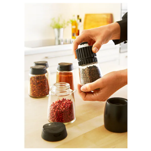Młynek do przypraw pieprzu soli IKEA ceramiczny