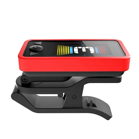 Tuner chromatyczny do każdej gitary D'Addario Eclipse PW-CT-17RD czerwony