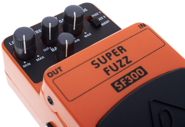 Efekt gitarowy Behringer SF300 Super Fuzz Przester Zasilacz 9V ZESTAW