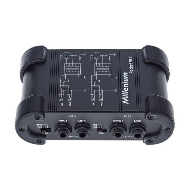 Pasywny 2-kanałowy moduł DI Box Dual/Mono Millenium Pocket DI 2