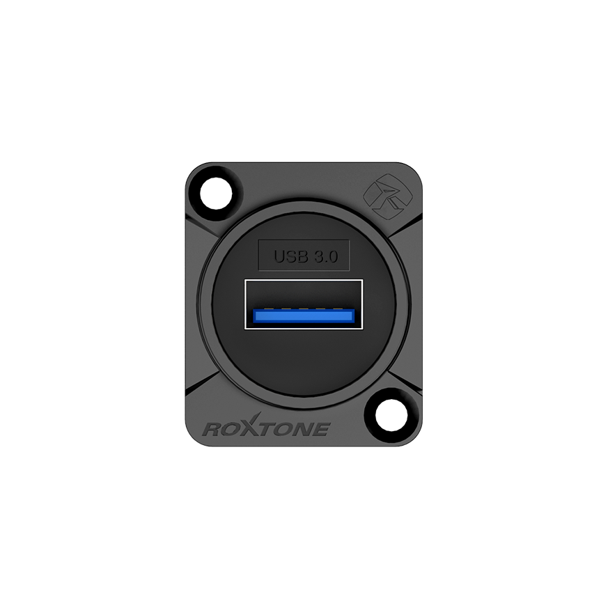 Gniazdo typu USB 3.0 RAU3D-B Roxtone panelowe
