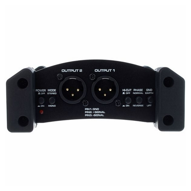 Millenium DI 66 Active Stereo DI Box Aktywny na baterie 9V