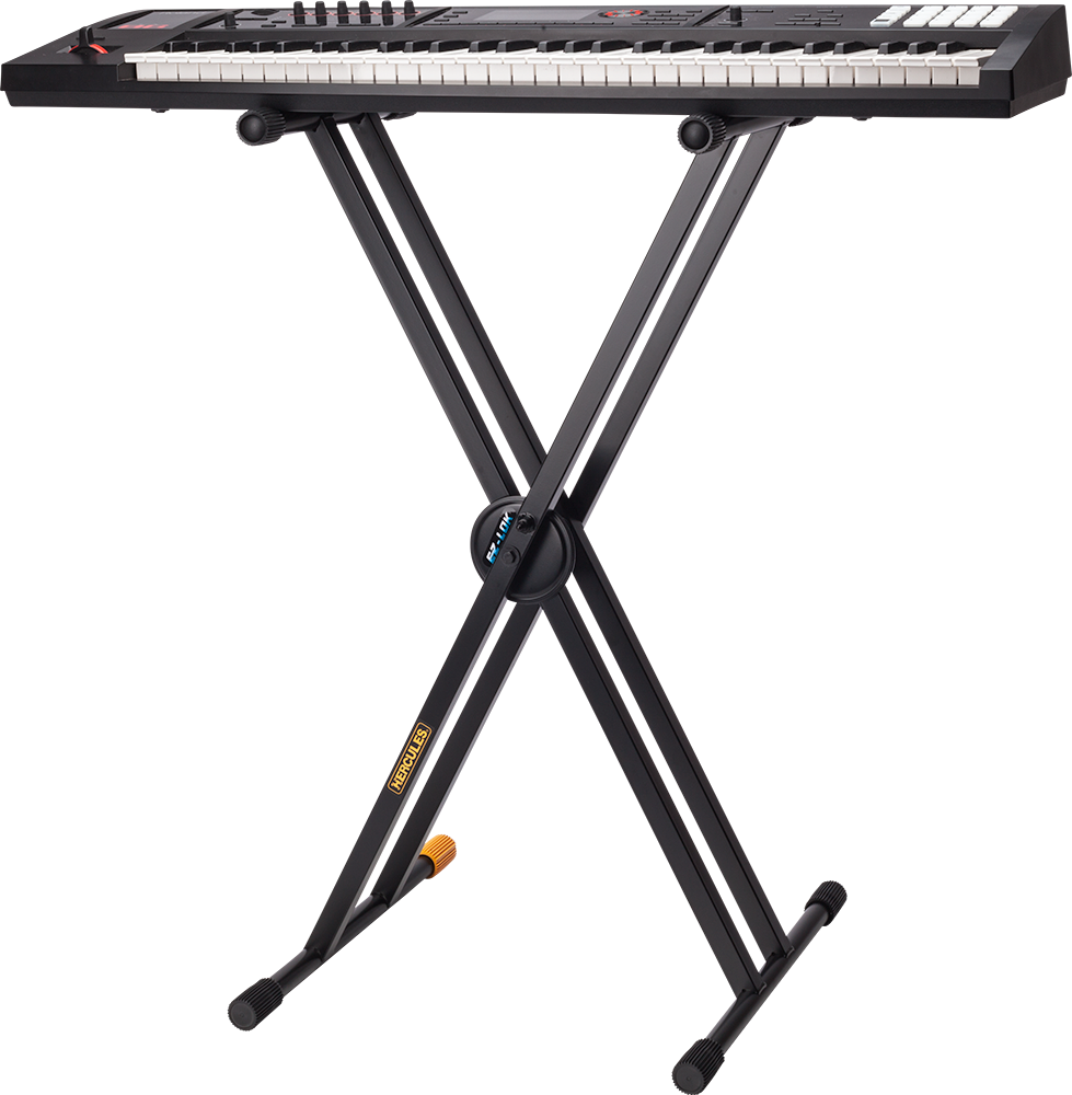 Statyw stojak pod keyboard pianino Hercules KS120B Double X system EZ-LOK