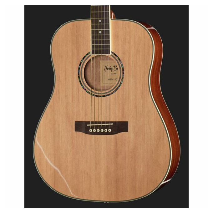 Gitara akustyczna Harley Benton D-120NT Mahoń Jasny Brąz Wysoki Połysk