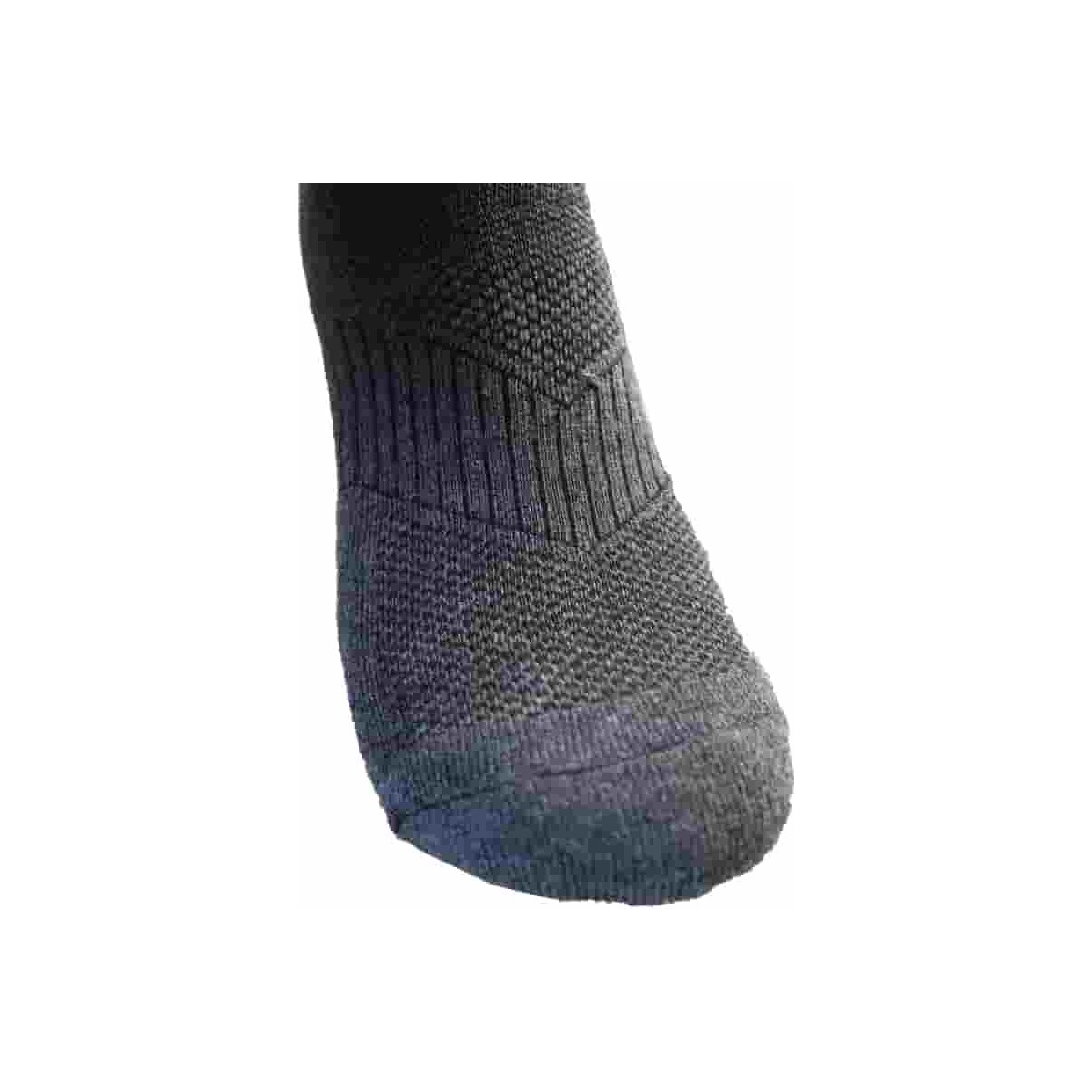 Skarpety robocze górskie bawełniane wzmacniane kevlar krótkie 39-42 szare