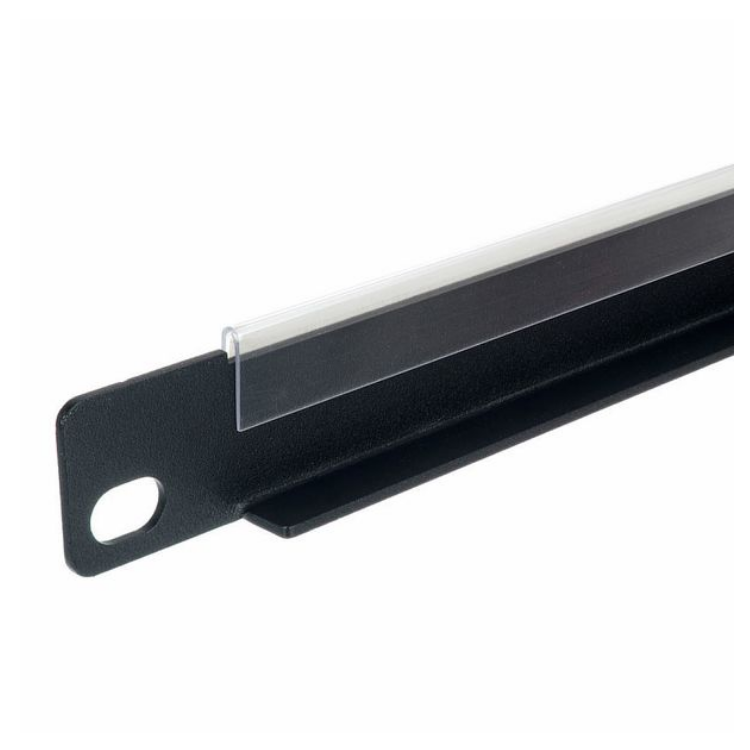 Panel maskujący z podpisywaną listwą RACK 0,5U stal Adam Hall 872205 LBL