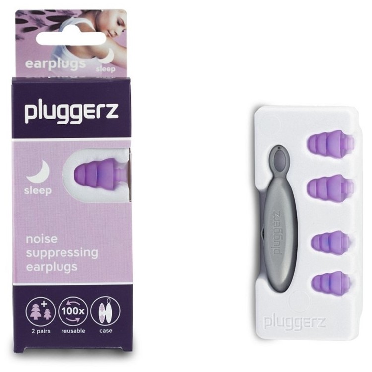 Zatyczki stopery do uszu ochronniki słuchu do spania Pluggerz Uni Fit Sleep 4 szt. 27 dB