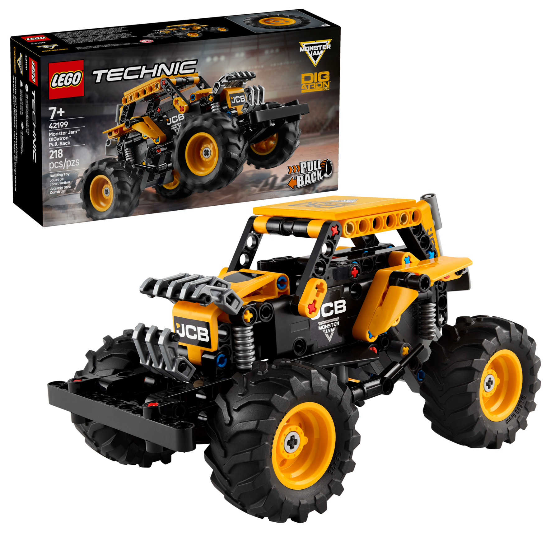 LEGO Technic Monster Jam DIGatron 42199 - ciężarówka pull-back 7+