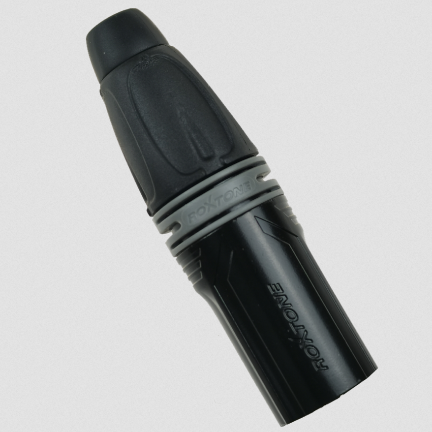 Ring pierścień znakujący do kabla wtyku XLR 20 mm Roxtone szary