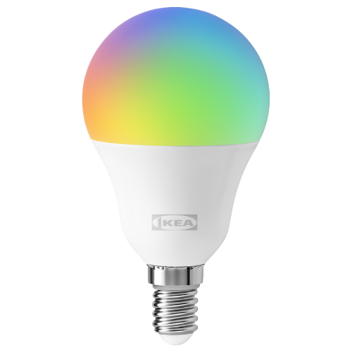 IKEA TRADFRI LED E14 RGBW 806lm 7.3W Smart Żarówka WiFi 1szt + Pilot Biały