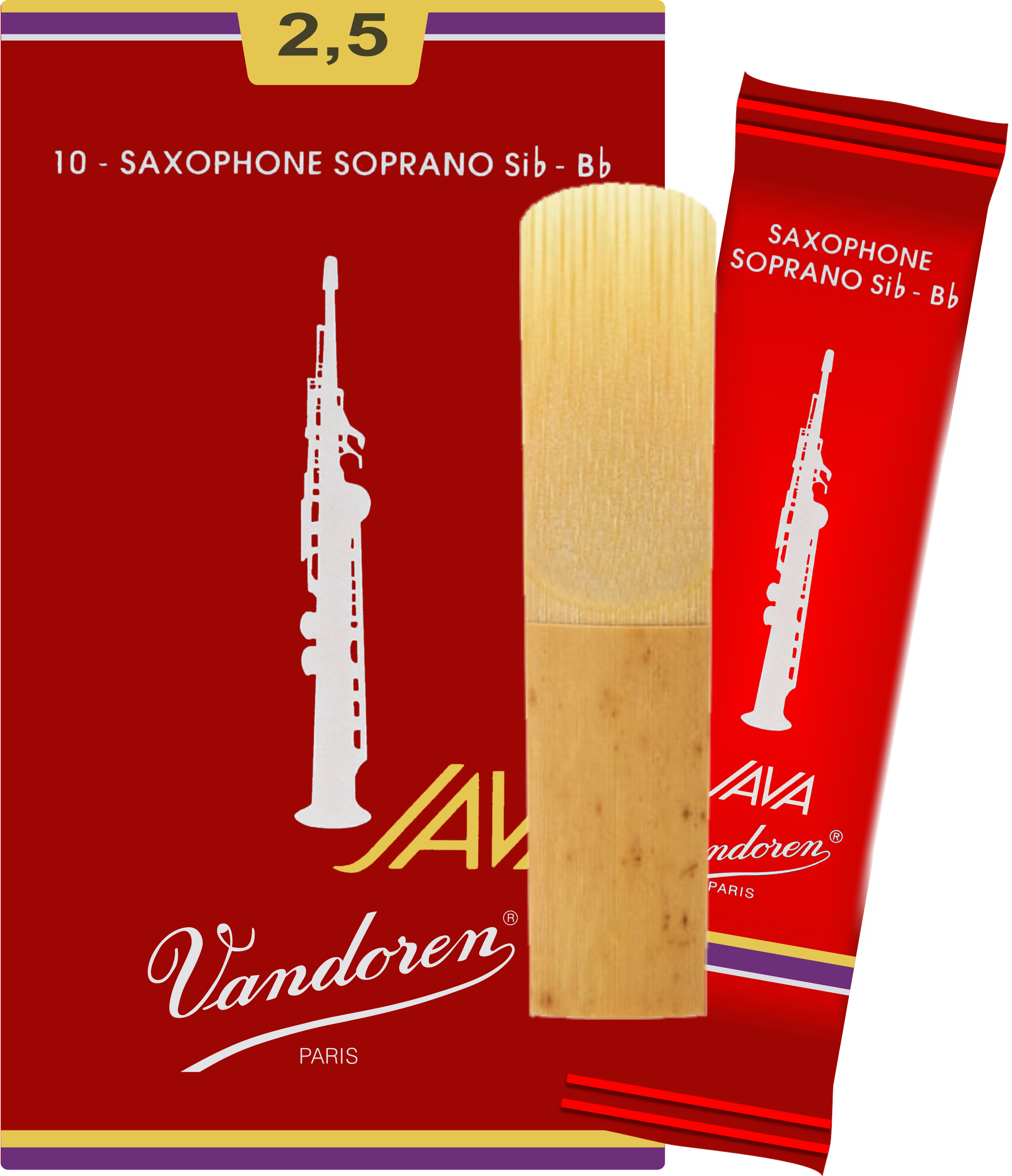 Stroik saksofon sopranowy sopran 2,5 Vandoren JAVA RED SR3025R 1 szt.