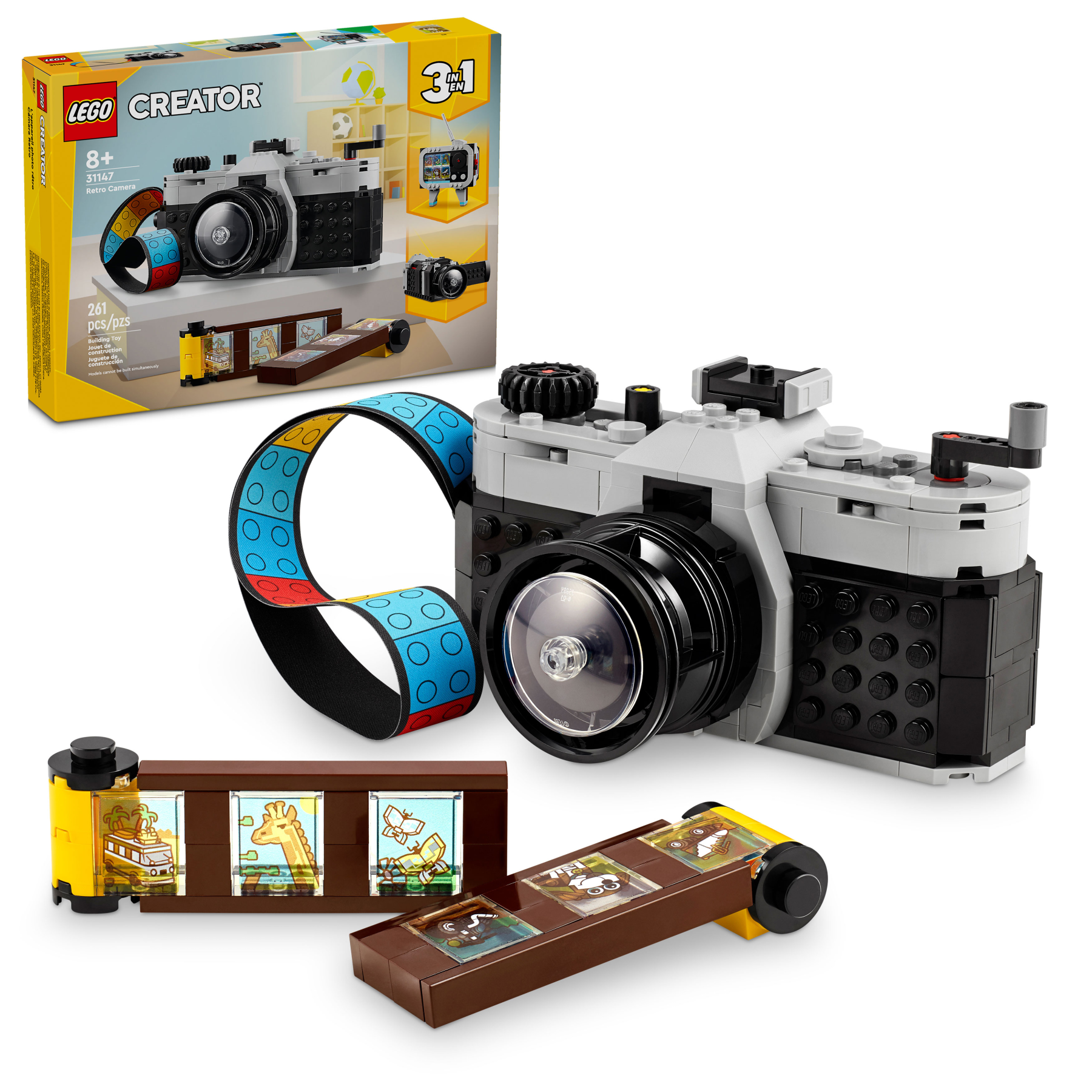 LEGO Creator 3w1 Aparat w stylu retro Kamera Telewizor 31147
