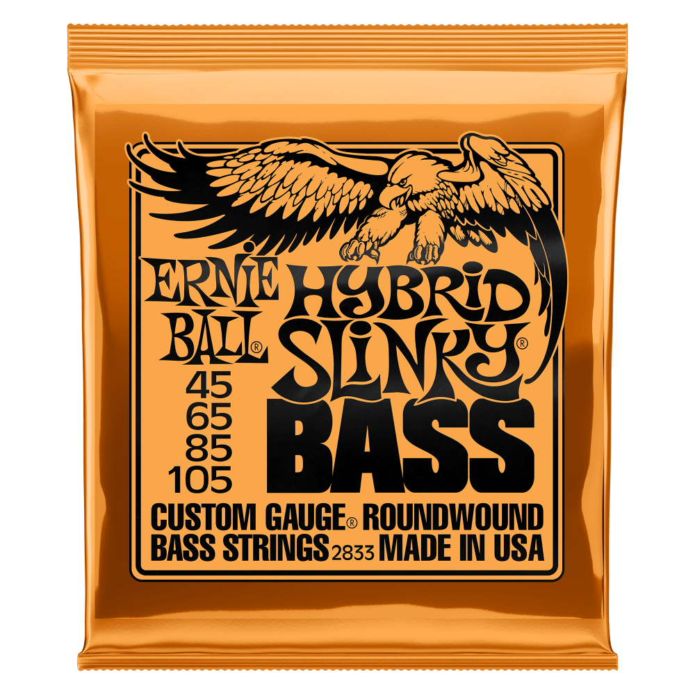 Struny do basu gitary basowej 4 strunowej 45-105 Ernie Ball 2833
