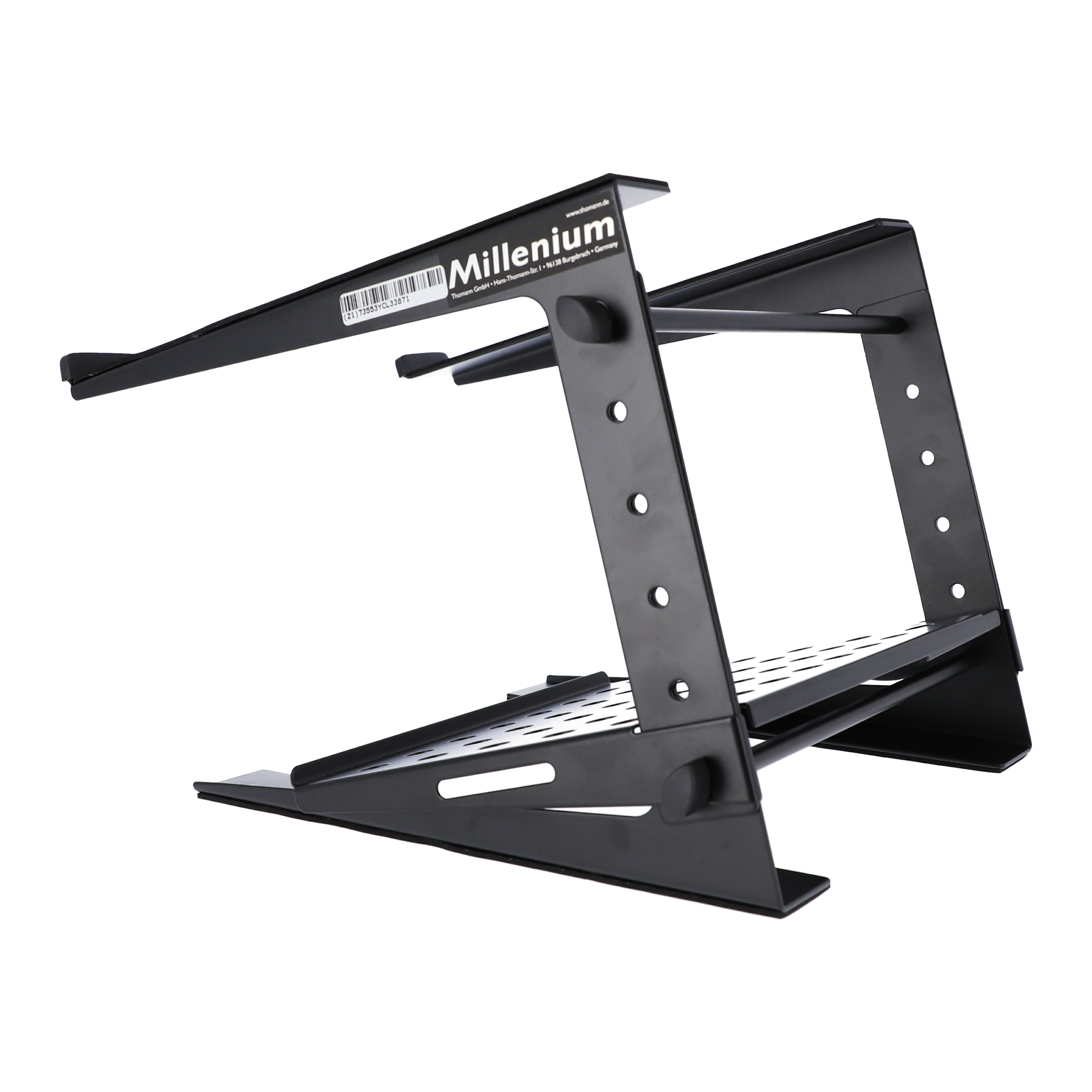 Podstawka statyw stolik pod laptopa podwójna Czarna Millenium Dock