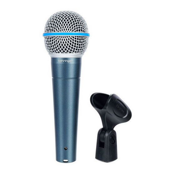 Mikrofon dynamiczny wokalny Behringer BA 85A Uchwyt Case ZESTAW