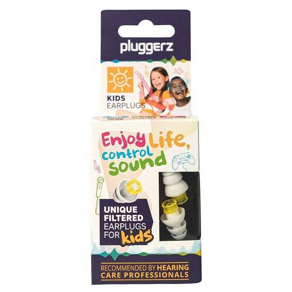 Zatyczki stopery do uszu dla dziecka wielorazowe Pluggerz Enjoy Kids 2 szt. 22 dB