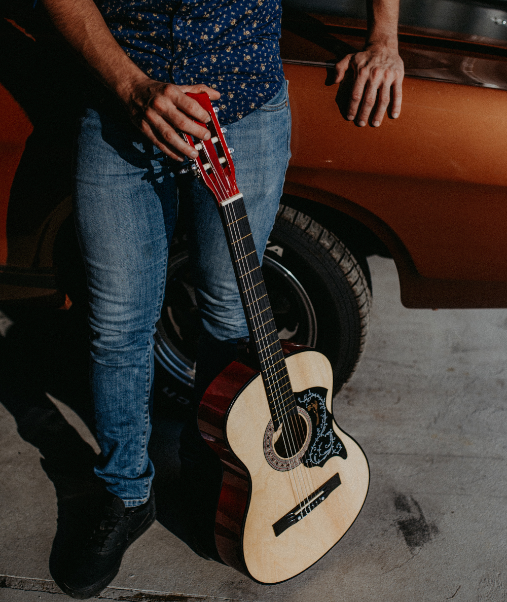 Gitara klasyczna 3/4 7/8 Naturalna jasny brąz od 12 lat dzieci i dorosłych