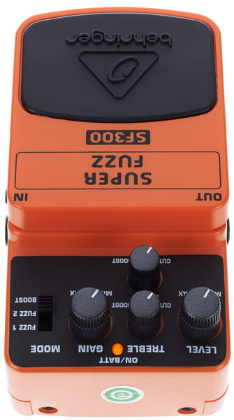 Efekt gitarowy Behringer SF300 Super Fuzz Przester Zasilacz 9V ZESTAW